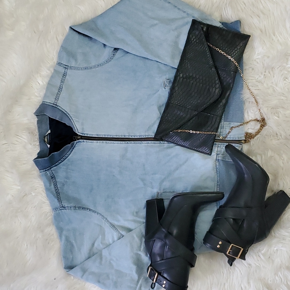 Denim Bomber